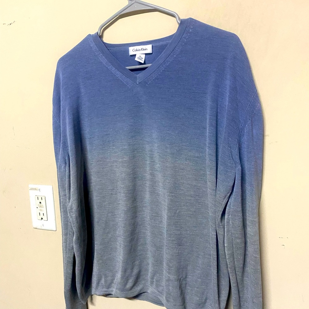 Blue wash Calvin Clein Sweater slim fit